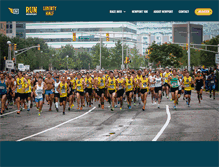 Tablet Screenshot of newporthalfmarathon.com